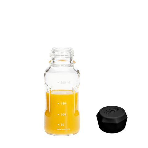 Borosilikatglas Trinkflasche 250ml