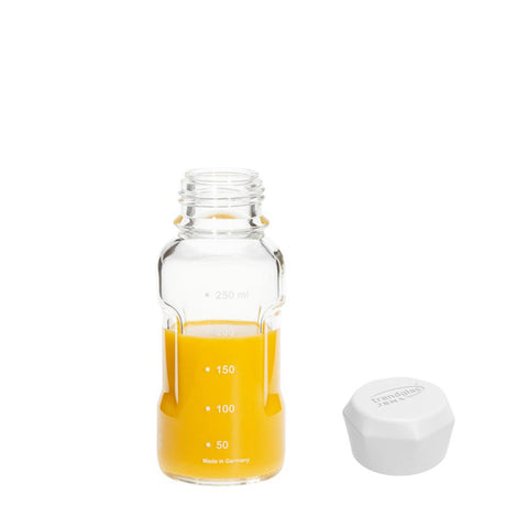Borosilikatglas Trinkflasche 250ml
