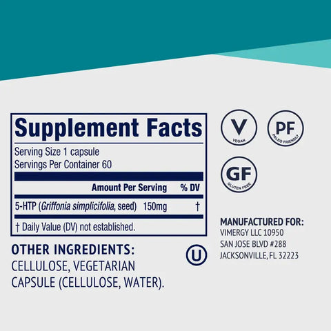 Vimergy® 5-HTP, 60 Kapseln 🤍