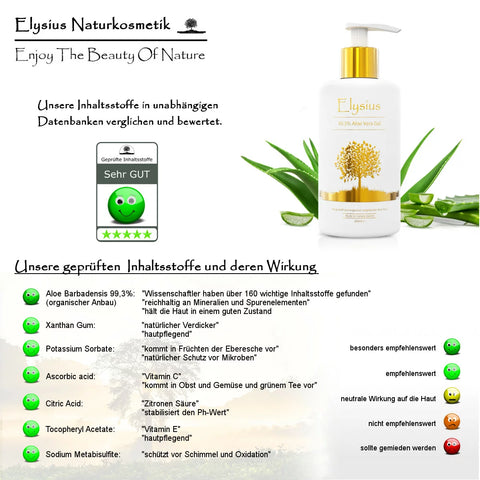 Elysius - Bio Aloe Vera Gel 99,3%