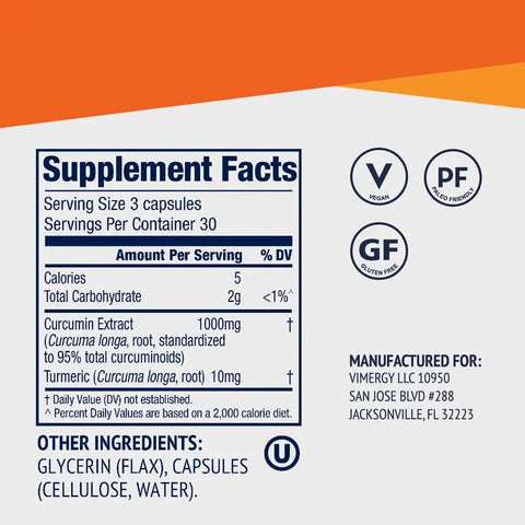 VIMERGY® Curcumin, 90 Kapseln 🧡