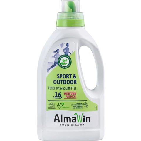 AlmaWin - Sport & Outdoor Funktionswaschmittel, 16 Waschgänge