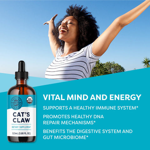 Vimergy® Katzenkralle flüssig, Cat’s Claw, 115ml 🩵