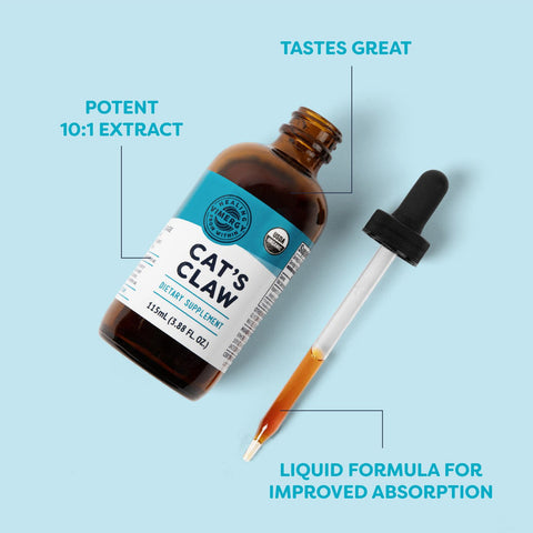 Vimergy® Katzenkralle flüssig, Cat’s Claw, 115ml 🩵