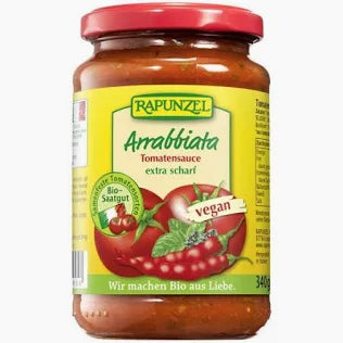 Arrabbiata Tomatensauce extra scharf (Bio, Rapunzel)