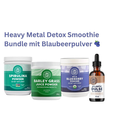 Heavy Metal Detox Smoothie Bundle mit Blaubeerpulver 🫐