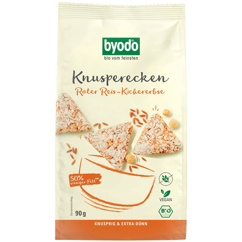 Byodo - Knusperecken roter Reis und Kichererbse
