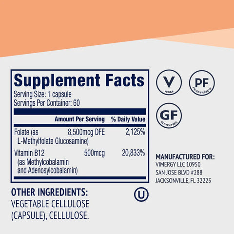 Vimergy® 5-MTHF, 60 Kaspeln