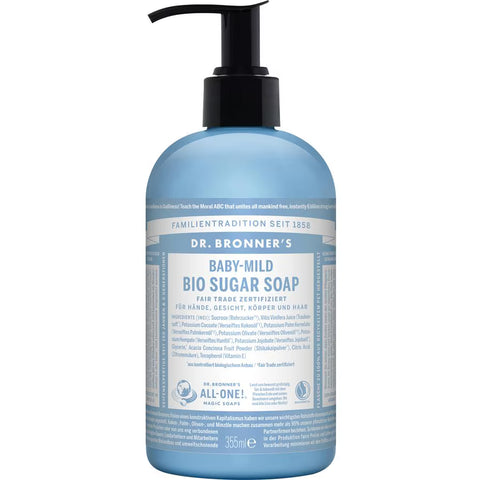 Dr.Bronner´s Sugar Soap Baby-Mild (Spender), 355ml
