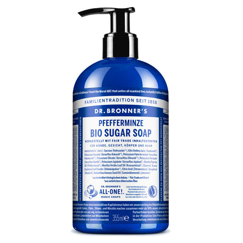 Dr. Bronner´s Bio Sugar Soap Pfefferminze (Spender)