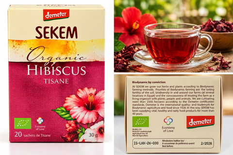 SEKEM Bio Hibiskustee - Demeter 20 Teebeutel