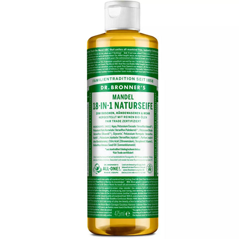 Dr. Bronner´s 18-IN-1 Naturseife - verschiedene Sorten 475ml