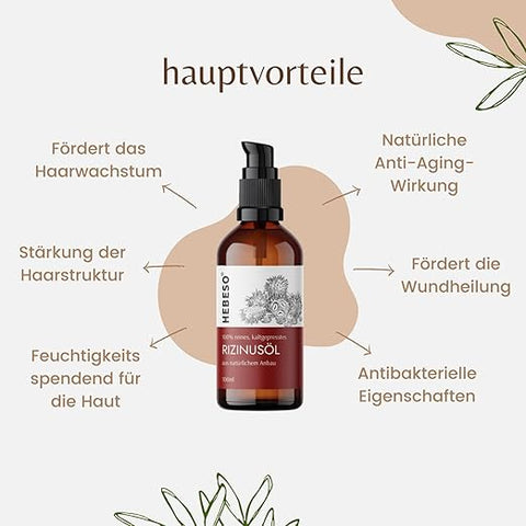 Hebeso - Rizinusöl, 100ml
