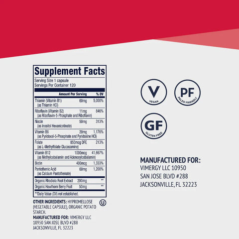 Vimergy® Adapto B-Complex, 120 Kapseln