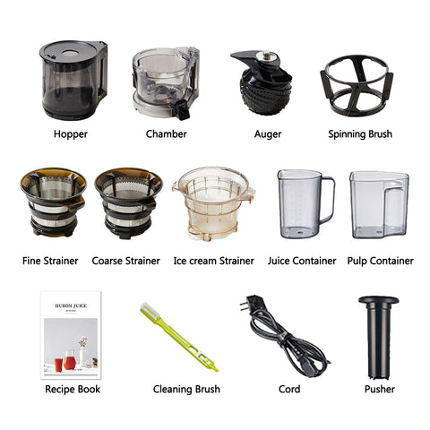 Hurom Slowjuicer H330P - inkl. Eiscreme-Sieb