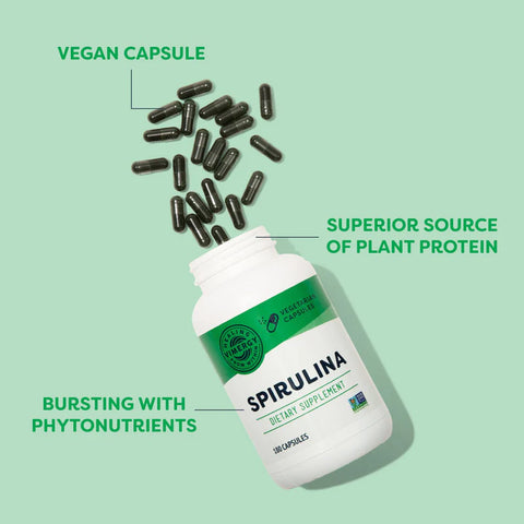 Vimergy® Spirulina, 180 Kapseln
